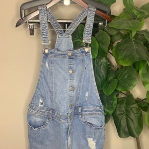 Distressed Overalls